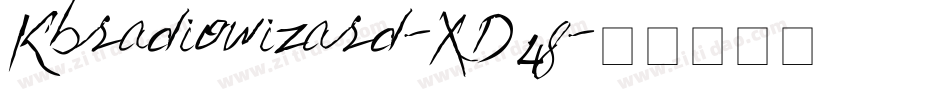 Kbradiowizard-XD4g字体转换 Kbradiowizard-XD4g字体转换