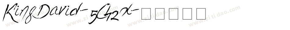KingDavid-5G2x字体转换