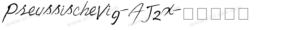 PreussischeVi9-AJ2x字体转换
