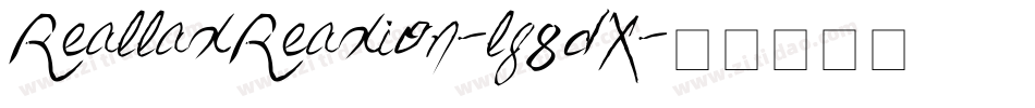 ReallaxReaxion-lg8dX字体转换