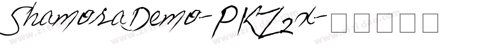ShamoraDemo-PKZ2x字体转换