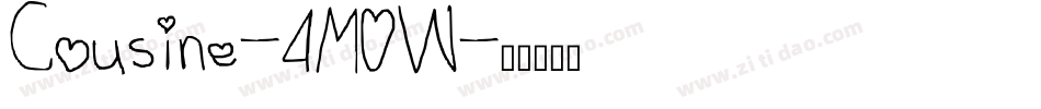 Cousine-4M0W字体转换 Cousine-4M0W字体转换