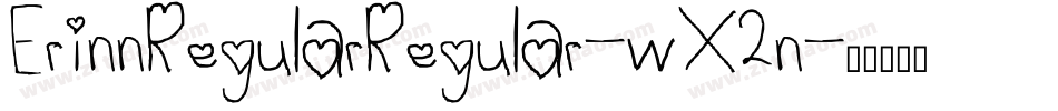 ErinnRegularRegular-wX2n字体转换