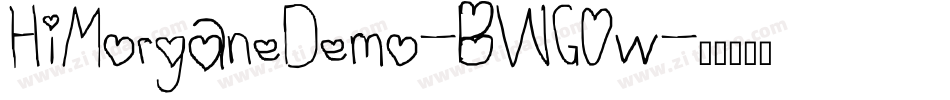 HiMorganeDemo-BWG0w字体转换
