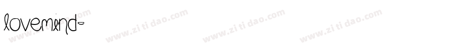lovemind字体转换