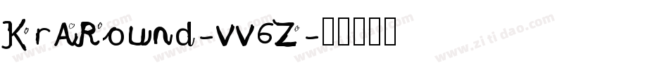KrARound-vv6Z字体转换