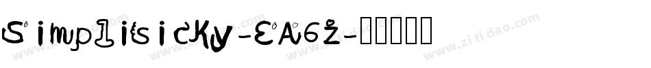 Simplisicky-EA6z字体转换 Simplisicky-EA6z字体转换
