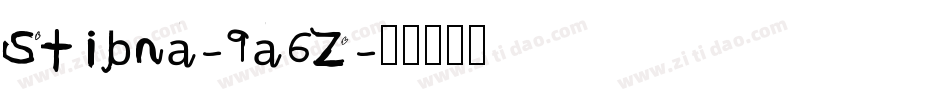 Stibna-9a6Z字体转换