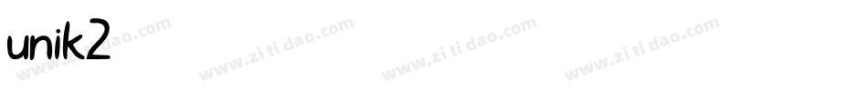unik2字体转换