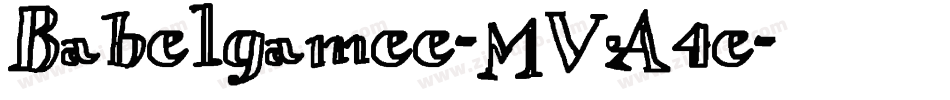 Babelgamee-MVA4e字体转换