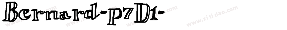Bernard-p7D1字体转换 Bernard-p7D1字体转换