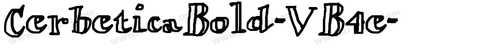 CerbeticaBold-VB4e字体转换
