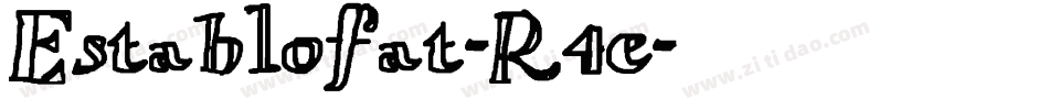 Establofat-R4e字体转换