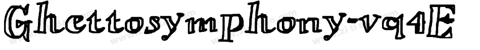 Ghettosymphony-vq4E字体转换