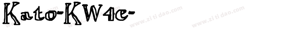 Kato-KW4e字体转换 Kato-KW4e字体转换