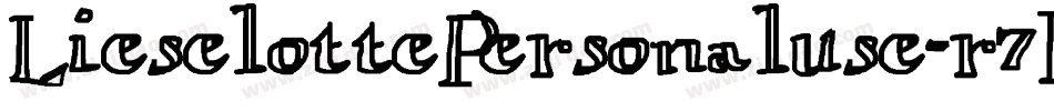 LieselottePersonaluse-r7D8字体转换