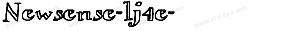 Newsense-lj4e字体转换