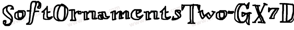 SoftOrnamentsTwo-GX7D字体转换 SoftOrnamentsTwo-GX7D字体转换