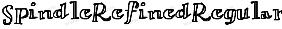 SpindleRefinedRegular-ya4e字体转换