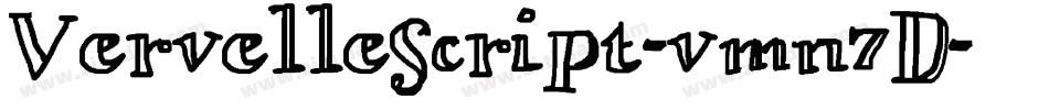 VervelleScript-vmn7D字体转换