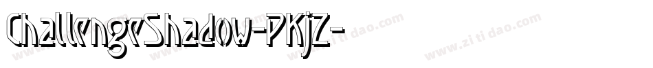 ChallengeShadow-PKjZ字体转换