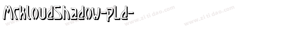 MckloudShadow-pLd字体转换