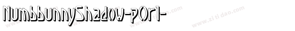 NumbbunnyShadow-pOr1字体转换