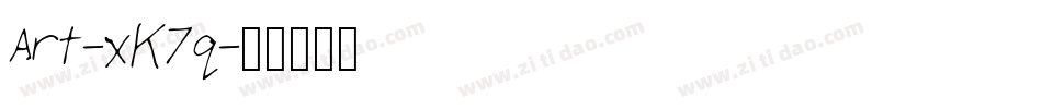 Art-xK7q字体转换