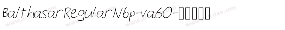 BalthasarRegularNbp-va6O字体转换