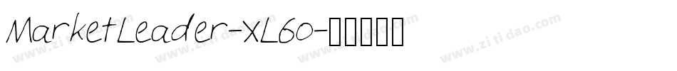 MarketLeader-XL6o字体转换