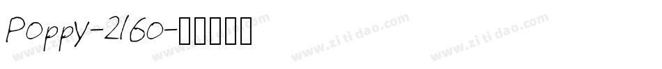 Poppy-2l6o字体转换