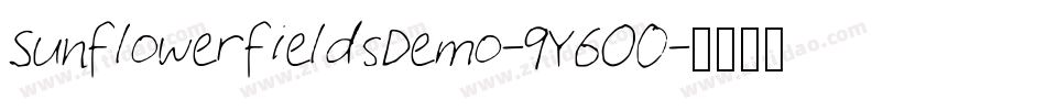 SunflowerfieldsDemo-9Y6O0字体转换