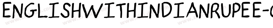 EnglishWithIndianRupee-gy5E字体转换