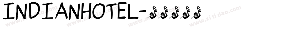 Indianhotel字体转换