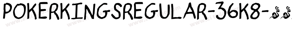 PokerKingsRegular-36K8字体转换