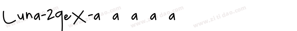 Luna-2geX字体转换