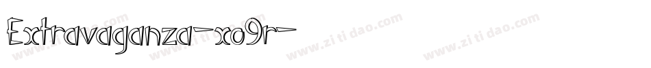 Extravaganza-xo9r字体转换