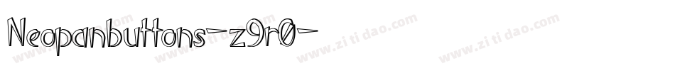 Neopanbuttons-z9r0字体转换