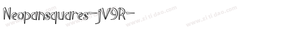 Neopansquares-jV9R字体转换