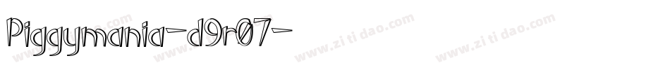 Piggymania-d9r07字体转换 Piggymania-d9r07字体转换