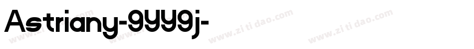 Astriany-9YY9j字体转换