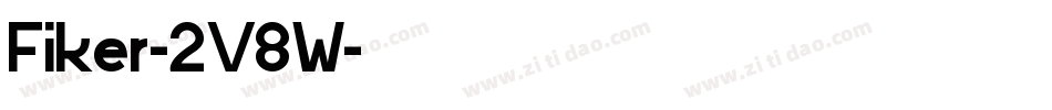 Fiker-2V8W字体转换