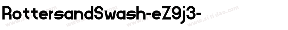 RottersandSwash-eZ9j3字体转换