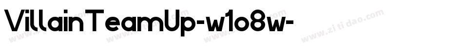 VillainTeamUp-w1o8w字体转换