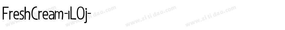 FreshCream-1LOj字体转换