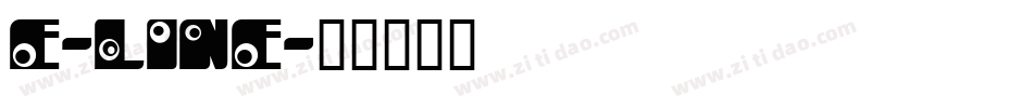 E-Line字体转换