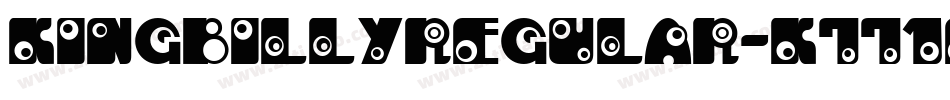 KingbillyRegular-K771e字体转换