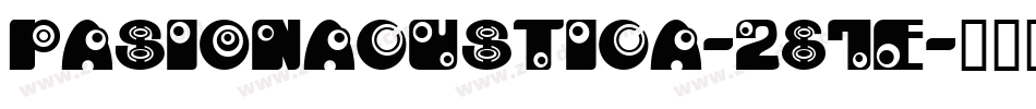 PasionAcustica-267e字体转换