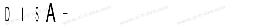 DISA字体转换
