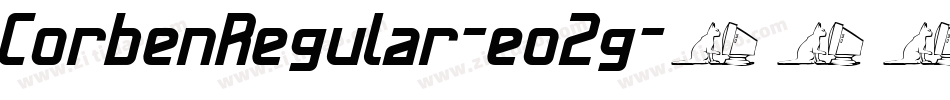CorbenRegular-eo2g字体转换
